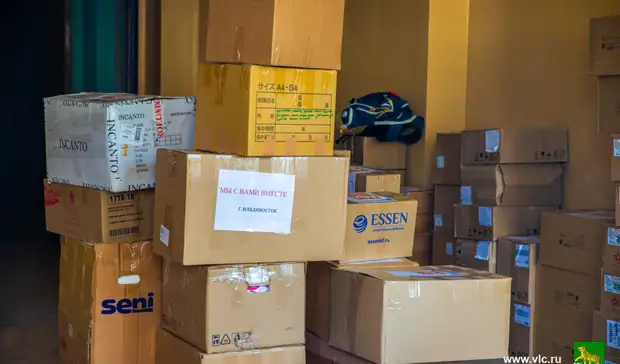 Посылку весом 1 700 килограммов отправили из Владивостока на Донбасс