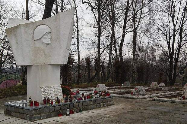 Польские активисты восстановили оскверненное вандалами кладбище красноармейцев