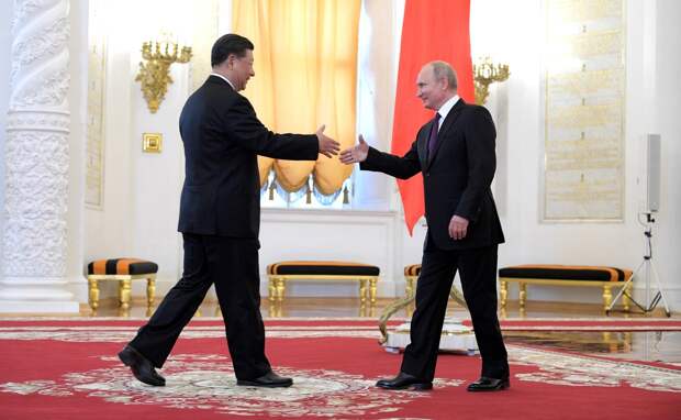 Российско-Китайские переговоры в кремле, фото - пресс-служба Кремля