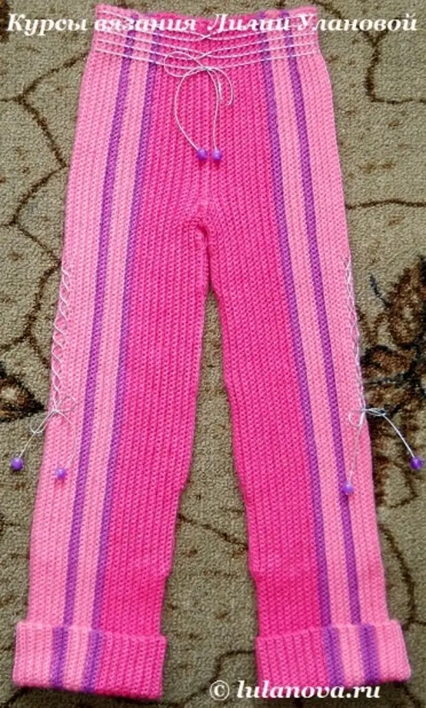 Вязание спицами для детей от 0 до 1 года с описанием девочек пинетки