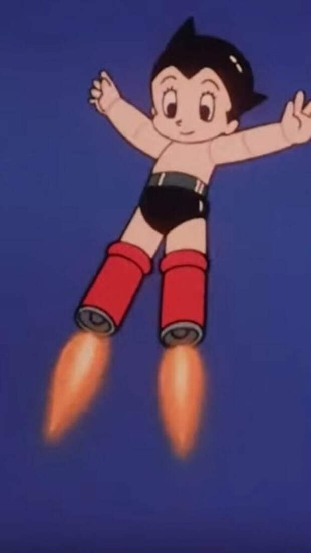 Astro Boy an anime about a robotic adopted son