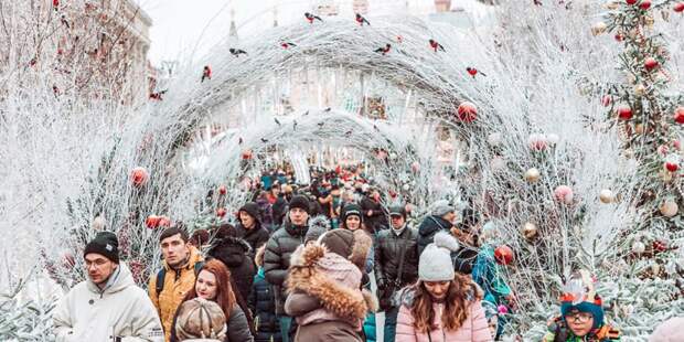Более 900 тыс человек встретили Новый год в центре Москвы / Фото: mos.ru