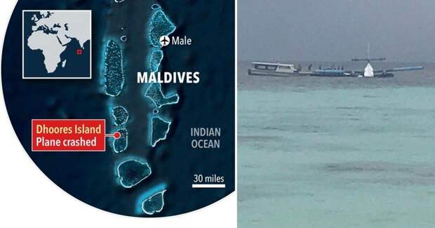 Пилоты уплыли от брошенных в море пассажиров: авикатастрофа на Мальдивах авиакатастрофа, пассажир, пилот, самолет, спасжилет, экипаж