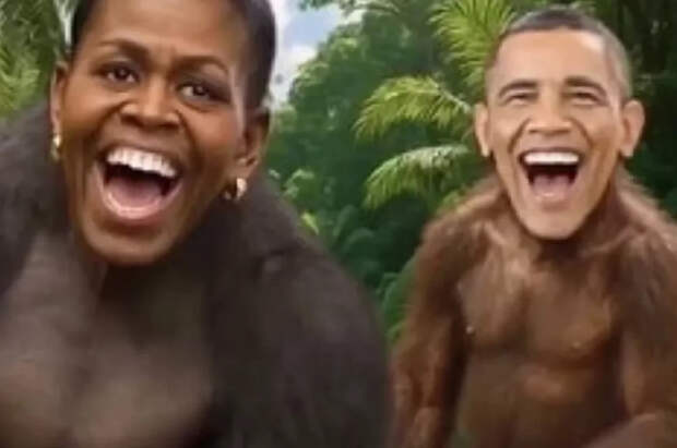 Трамп не наказал помощника, выложившего в его аккаунт Обаму в виде обезьяны