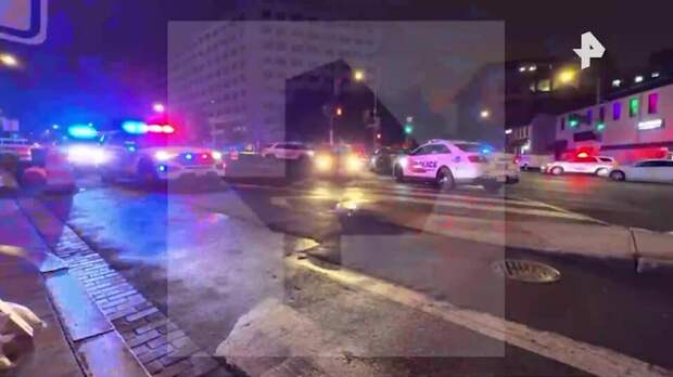 Кадры обстановки возле отеля, где была стрельба на приеме с Трампом