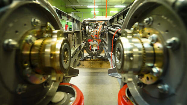 Свежие кадры из цехов опытно-экспериментального производства SkyWay