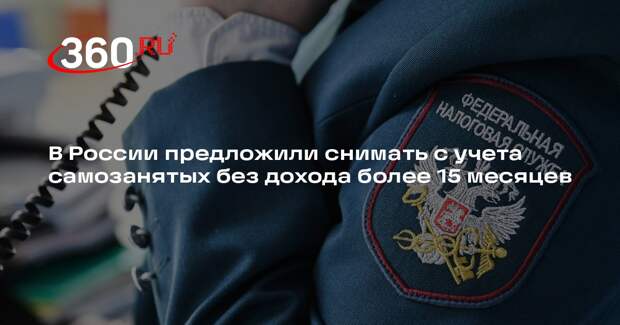 В России предложили снимать с учета самозанятых без дохода более 15 месяцев