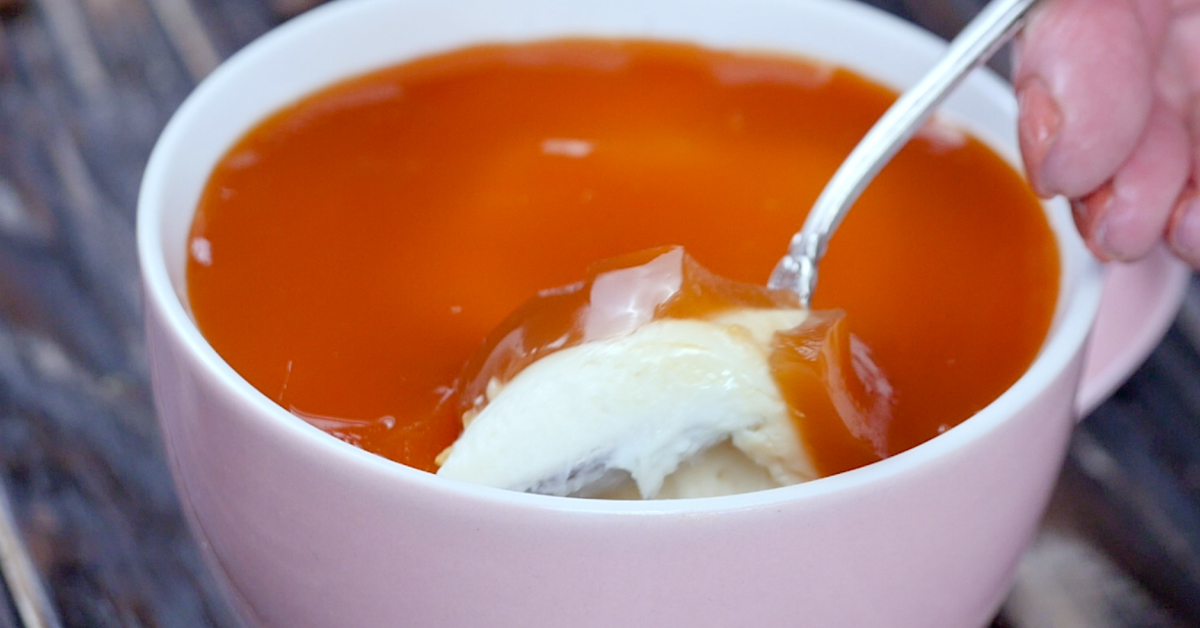 карамельный десерт