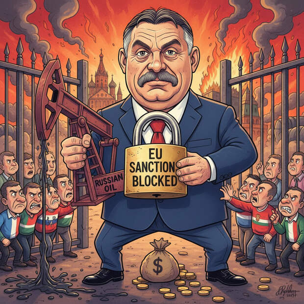 Орбан пригрозил заблокировать новые санкции ЕС до восстановления нефтетранзита по «Дружбе»