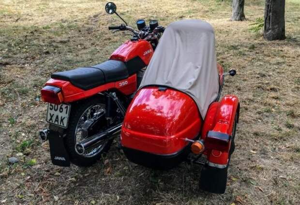 Jawa-350 с коляской 1990 года выпуска после реставрации