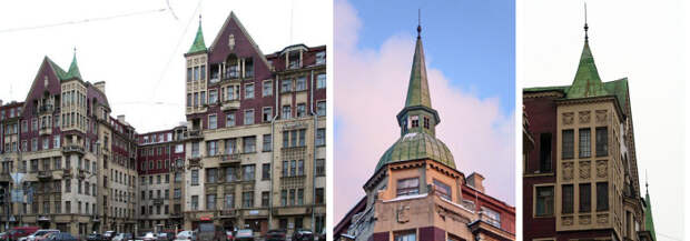 Здание в стиле модерн, которое в наше время назвали бы элитным. /Фото:citywalls.ru