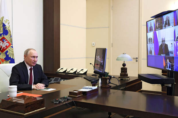 Путин проведет совещание с правительством и Набиуллиной 17 апреля