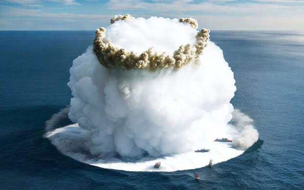 Насколько большой атомный взрыв на самом деле? "Гриб" поднимается выше Эвереста