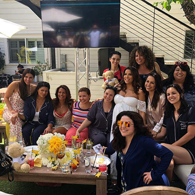 ева лонгория baby shower