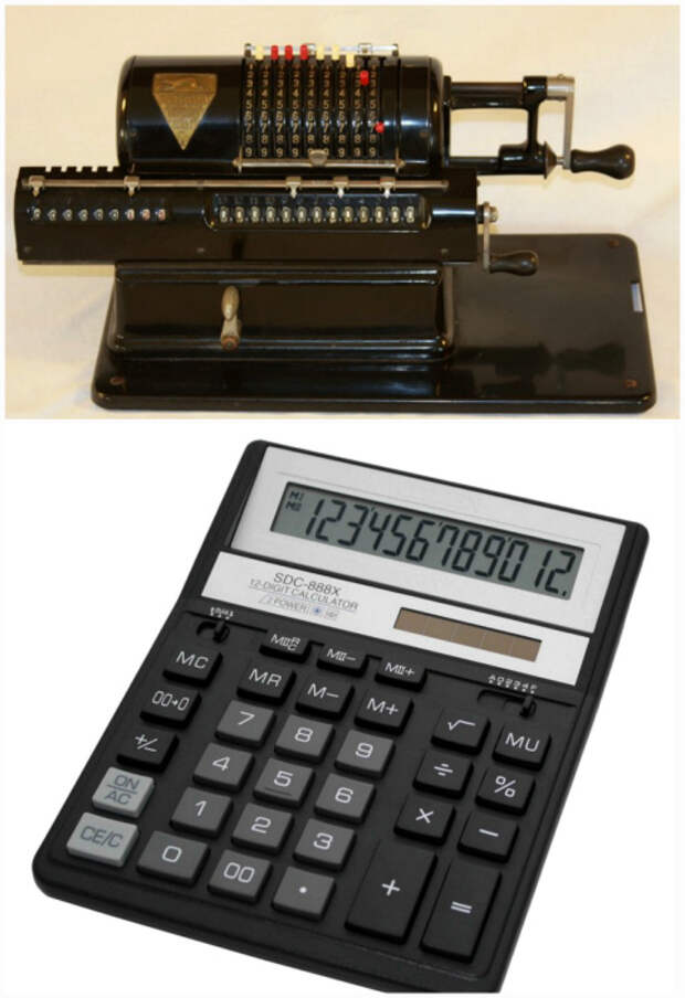 Калькулятор в прошлом и в настоящем.