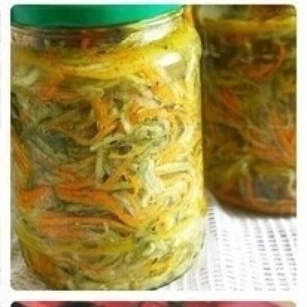 Салат на зиму “Огурцы по-корейски с морковью”