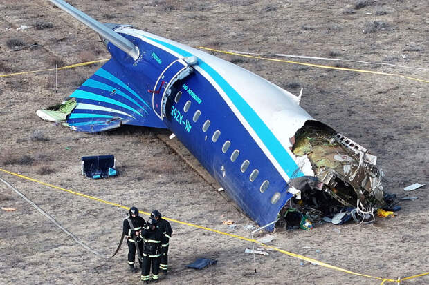 Казахстан опубликовал отчет о расследовании крушения самолета AZAL в 2024 году
