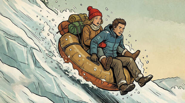 Эксперт по выживанию Халилов: катание на тюбинге вдвоём грозит серьёзной травмой