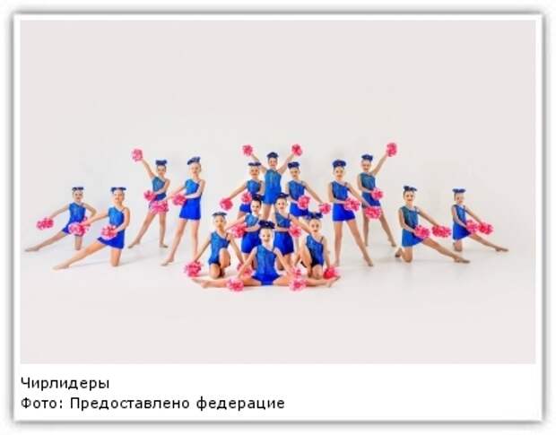 Чирлидеры Фото: Предоставлено федерацией