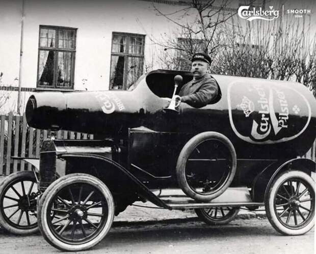 Рекламный автомобиль Карлсберг, 1913 г. 
