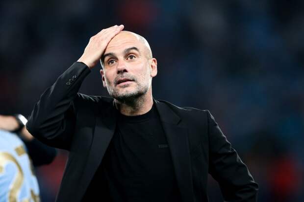 Гвардиола пришёл на финал Кубка лиги с царапинами на голове