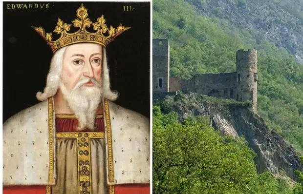 Английский король Эдуард III, начавший Столетнюю войну.