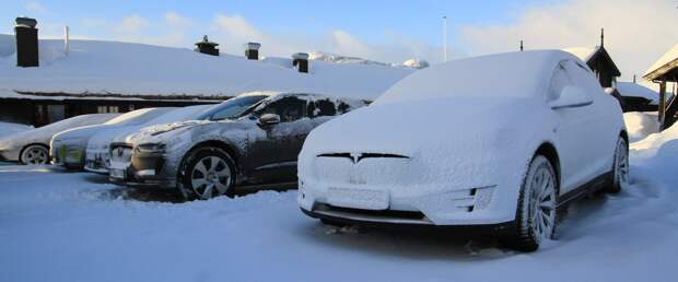 Почти все новые автомобили в Норвегии — электрические