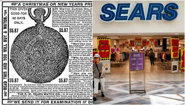 Некогда крупная сеть универмагов начинала с часов. /Фото: timeweb.com, guim.co.uk