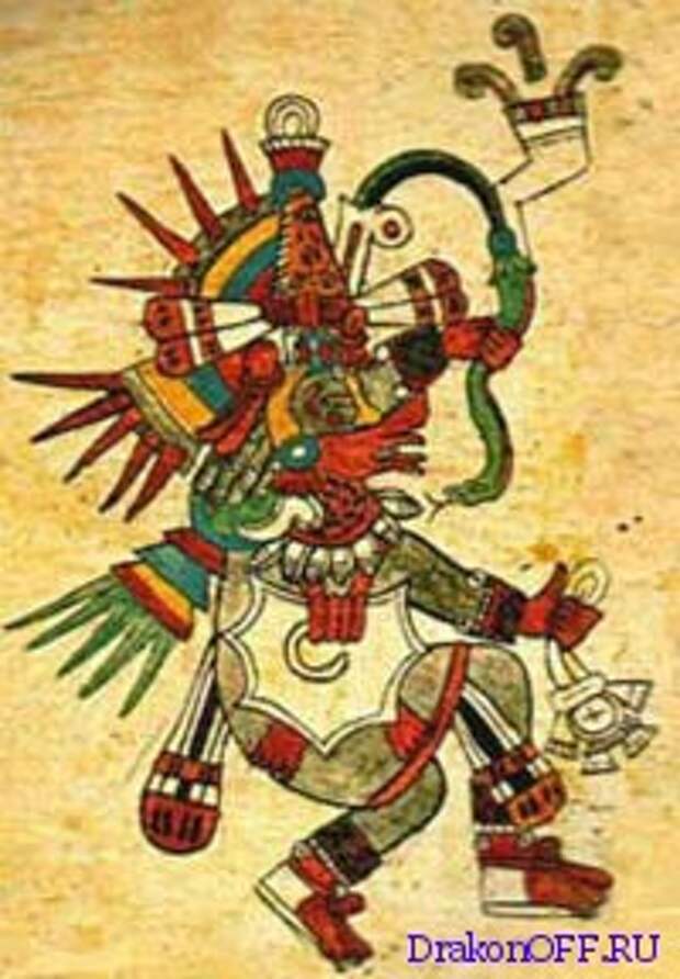 Ацтекский Кетсалькоатль - Драконы: мифы и легенды народов мира, пережившие века