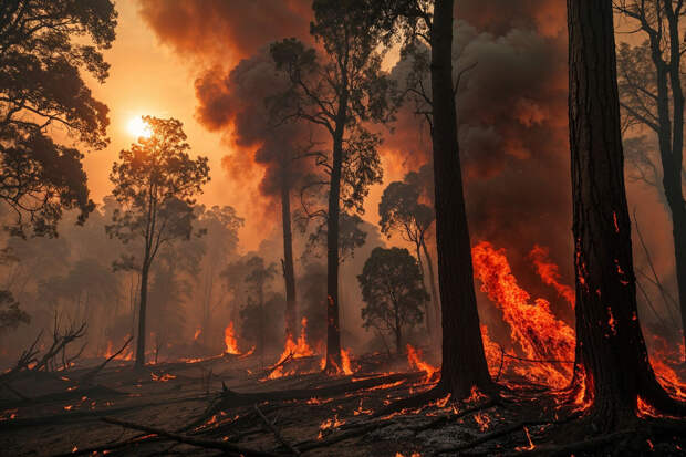Росгидромет: сезон лесных пожаров в России завершится в октябре