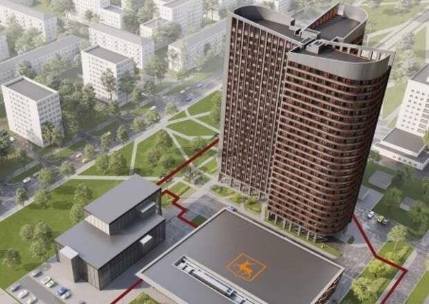 Жилой дом с парковкой построят на месте кинотеатра «Россия» в Нижнем Новгороде