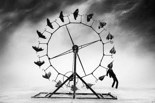 Сюрреалистические фотографии с фестиваля Burning Man от Виктора Хабчи (Victor Habchy)