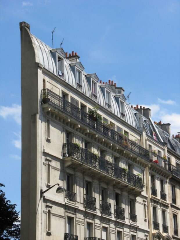 Самое «обрезанное» здание Парижа – Skinny Haussmann Building (Франция). | Фото: pinterest.com. Самое обрезанное здание Парижа Skinny Haussmann Building Франция Фото pinterestcom