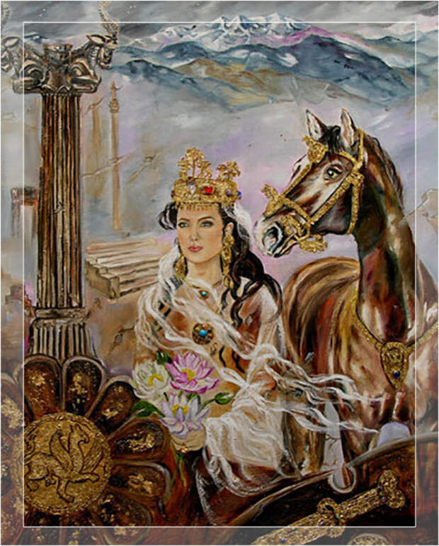 Такой изображали царицу Томирис. Такой изображали царицу Томирис.