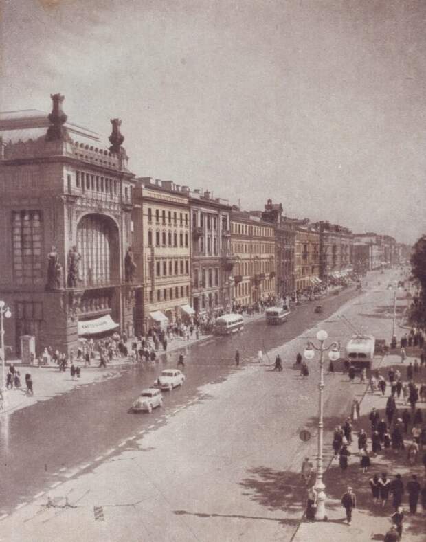 Невский проспект. 1955 год, СССР, история, ленинград, факты