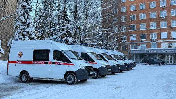 Тульский центр медицины катастроф получил шесть новых автомобилей