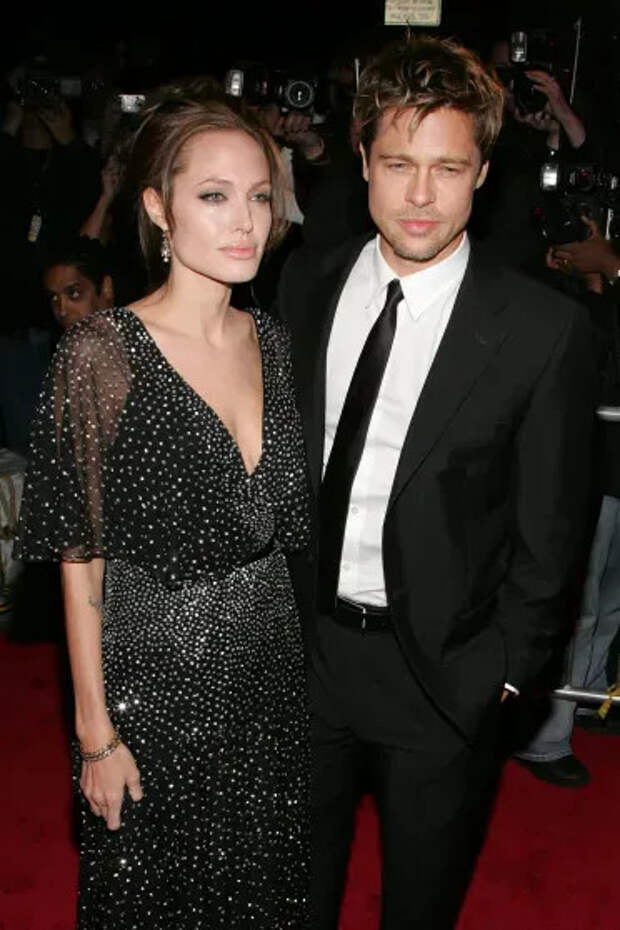 Анджелина Джоли и Брэд Питт в 2006 году