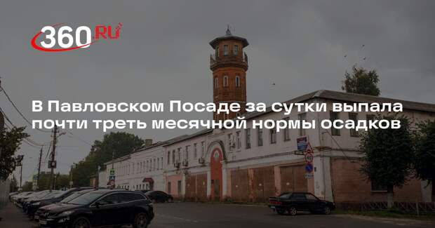В Павловском Посаде за сутки выпала почти треть месячной нормы осадков