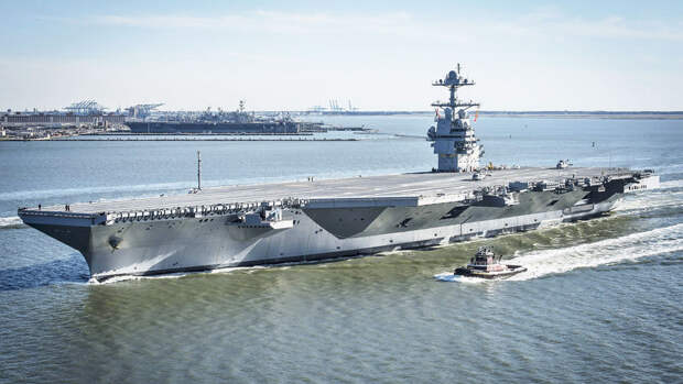 Хатам аль-Анбия: солдаты США подожгли USS Gerald R. Ford, чтобы не воевать