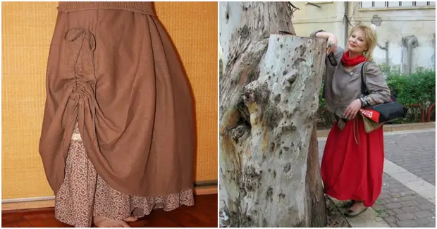 Выкройки бохо: стильная юбка и другие наряды для полных женщин с видео