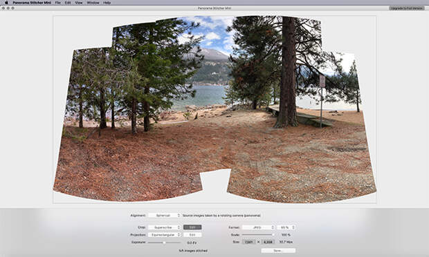 Panorama Mini Stitcher Make a Panorama