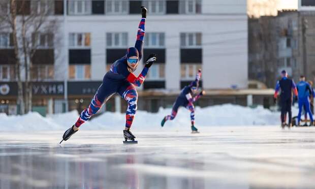 Конькобежцы Поморья разыграли медали в финале сезона