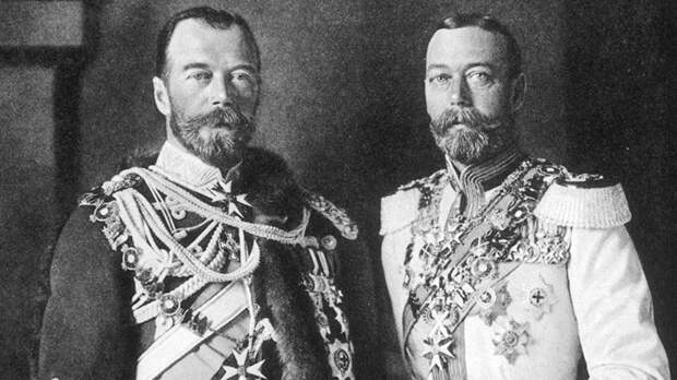 Двоюродные братья Николай II и Георг V.