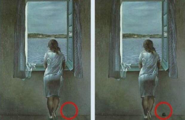 Нужно быть гением чтобы заметить разницу между этими картинами