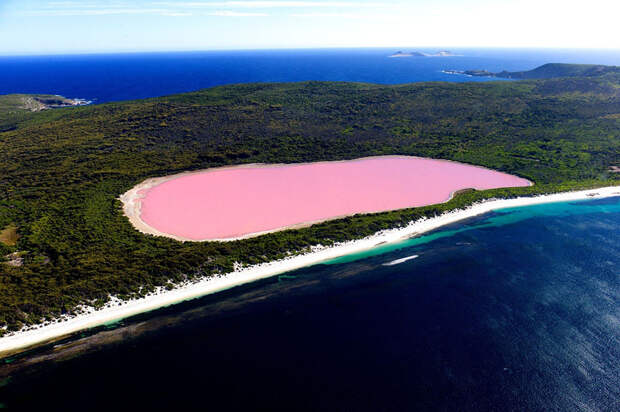 25. Розовое озеро Хиллиер, Австралия