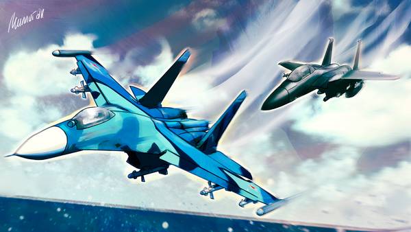 NI: передовые радары не помогут американскому F-15 справиться с Су-35 в небе