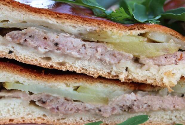 чуду с мясом и картофелем