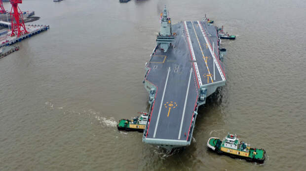 «Взгляд»: США ревнуют к мощи нового китайского авианосца «Фуцзянь»