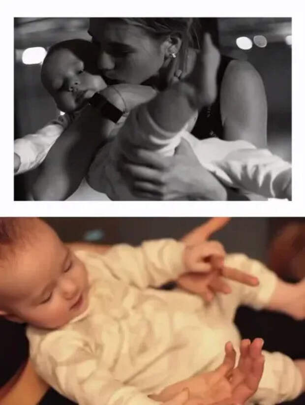 Александра Трусова с сыном