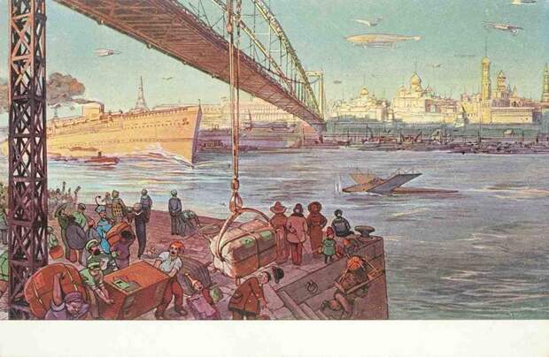 Река Москва. история, открытки, факты